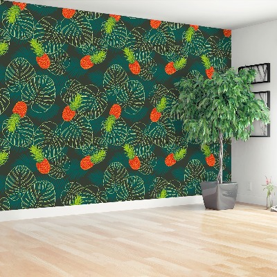 Mural de parede Folhas de palmeira Frutas