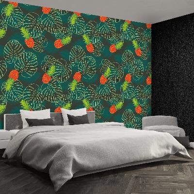 Mural de parede Folhas de palmeira Frutas