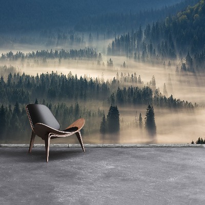 Mural de parede Montanhas da Floresta