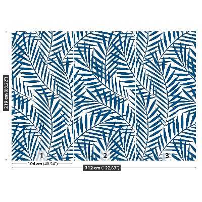 Papel de parede Folhas de palmeira