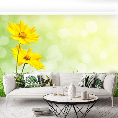 Papel de parede Flores amarelas