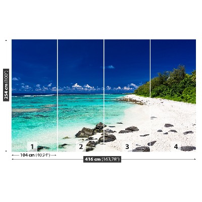 Papel de parede Praia de areia branca