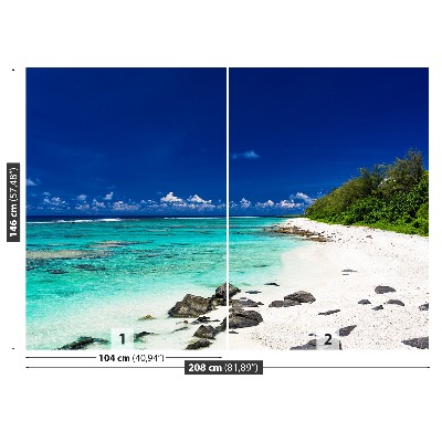 Papel de parede Praia de areia branca