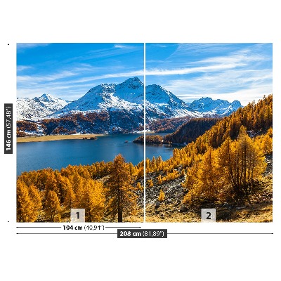 Papel de parede Lago Alpes