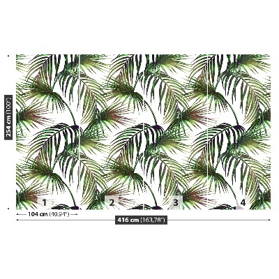 Mural de parede Folhas tropicais