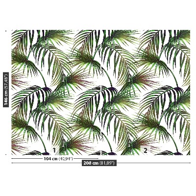 Mural de parede Folhas tropicais