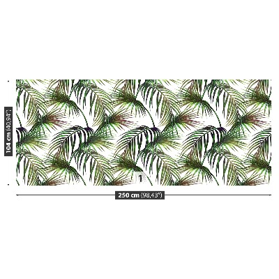 Mural de parede Folhas tropicais