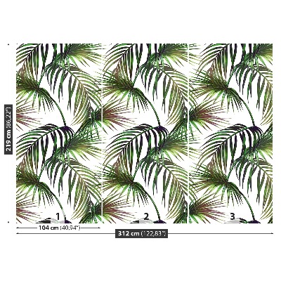 Mural de parede Folhas tropicais