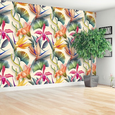 Mural de parede Flores tropicais