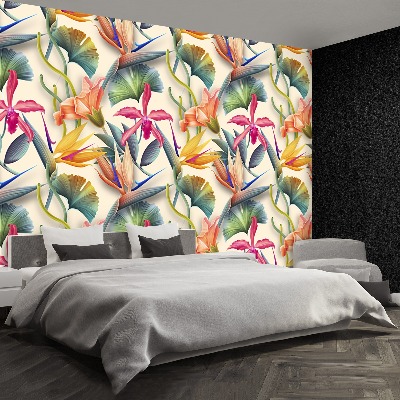 Mural de parede Flores tropicais