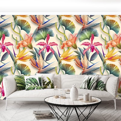 Mural de parede Flores tropicais