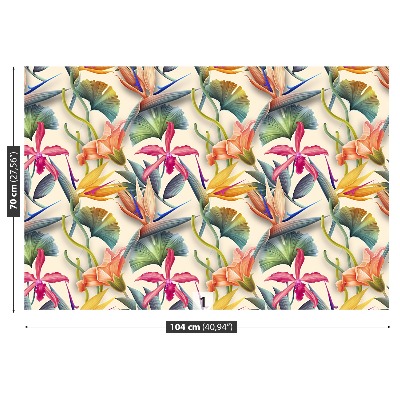 Mural de parede Flores tropicais