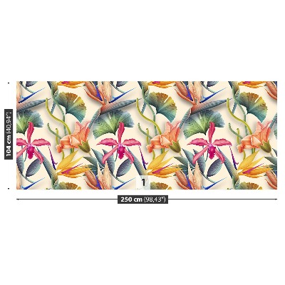 Mural de parede Flores tropicais