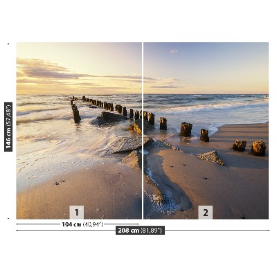 Mural de parede Praia Mar