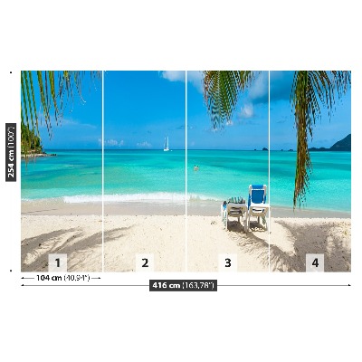 Papel de parede Praia tropical