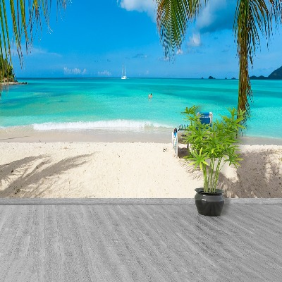 Papel de parede Praia tropical