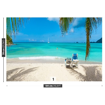 Papel de parede Praia tropical