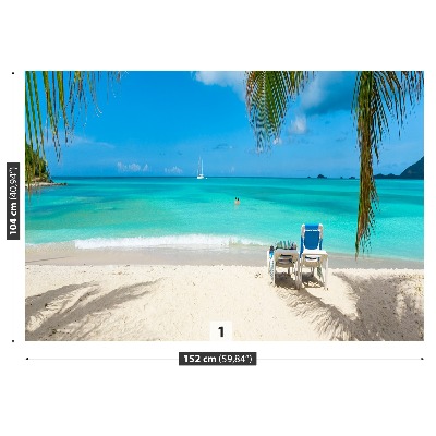 Papel de parede Praia tropical