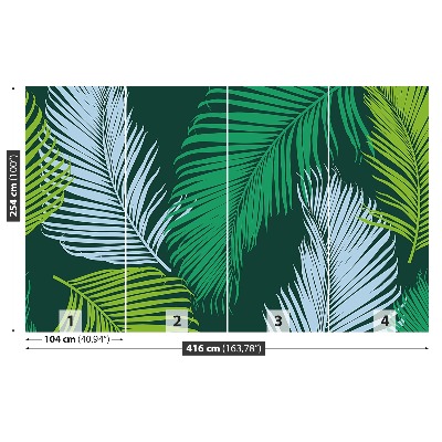 Mural de parede Padrão tropical