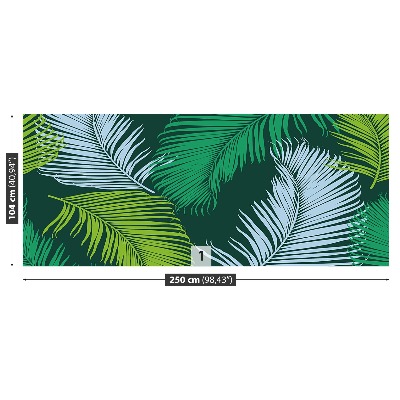Mural de parede Padrão tropical