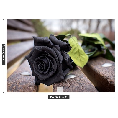 Mural de parede Rosa negra