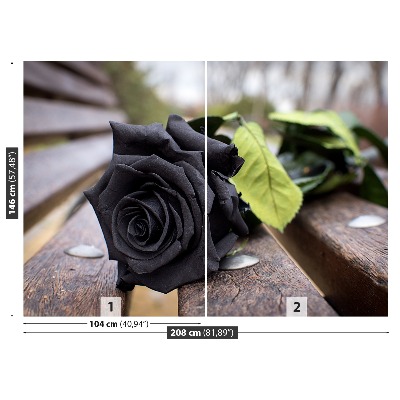 Mural de parede Rosa negra