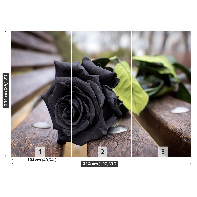 Mural de parede Rosa negra