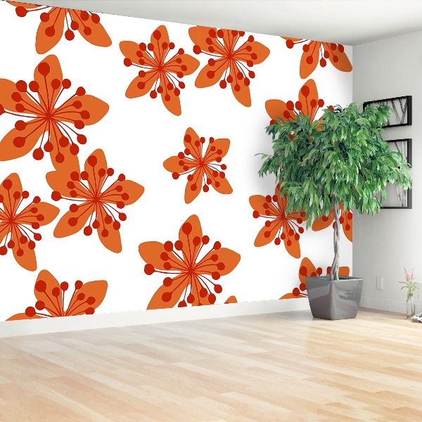 Mural de parede Padrão floral