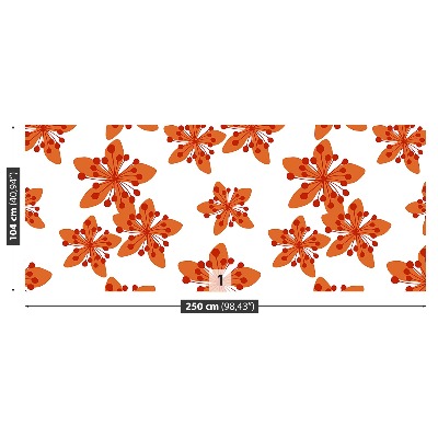 Mural de parede Padrão floral