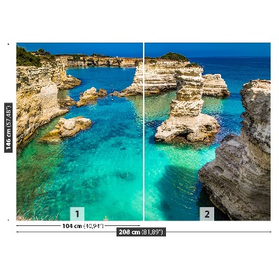 Mural de parede Costa do Adriático