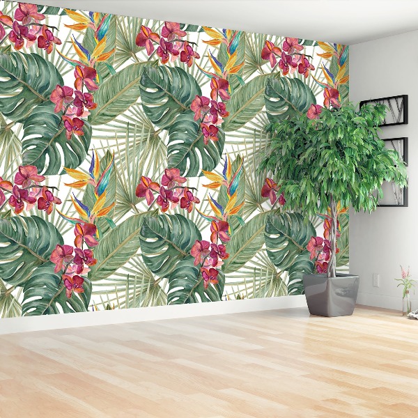 Papel de parede Padrão tropical
