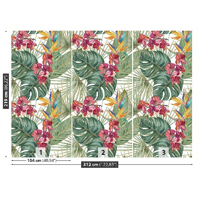 Papel de parede Padrão tropical