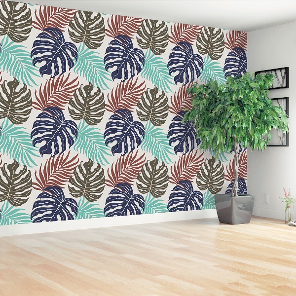 Papel de parede Folhas de Monstera