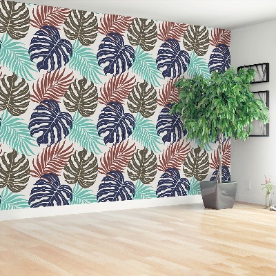 Papel de parede Folhas de Monstera