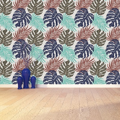 Papel de parede Folhas de Monstera