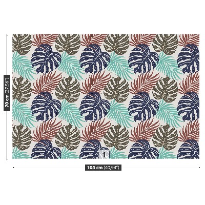 Papel de parede Folhas de Monstera