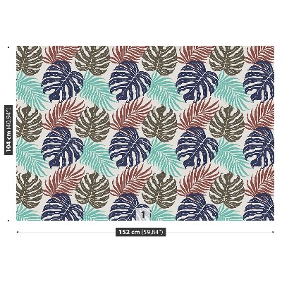 Papel de parede Folhas de Monstera