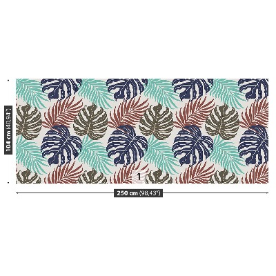 Papel de parede Folhas de Monstera