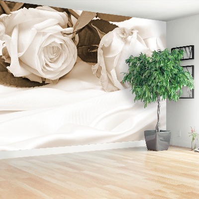 Mural de parede Rosas Sépia