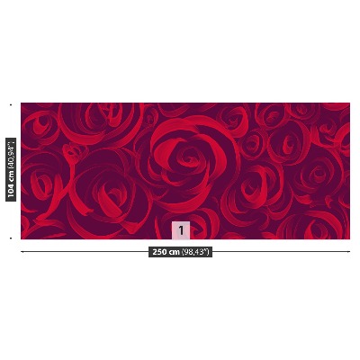 Papel de parede rosas vermelhas