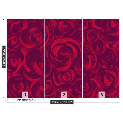 Papel de parede rosas vermelhas