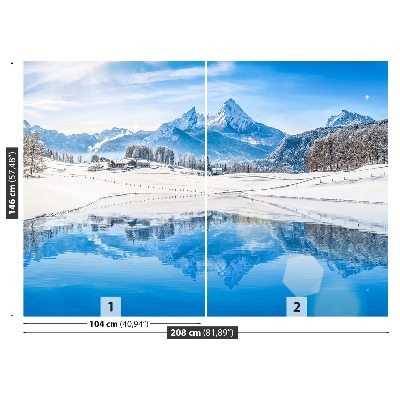 Papel de parede Alpes de inverno