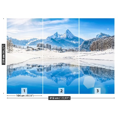 Papel de parede Alpes de inverno