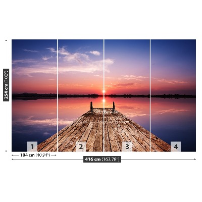 Mural de parede Cais de madeira