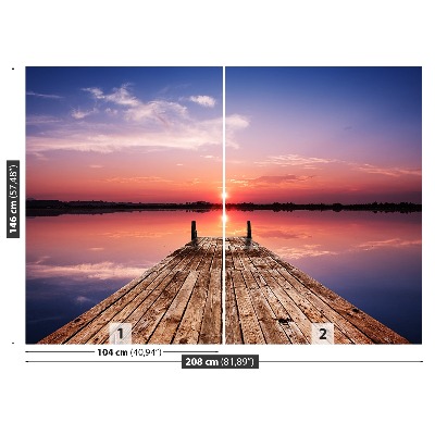 Mural de parede Cais de madeira