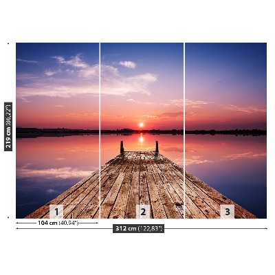 Mural de parede Cais de madeira