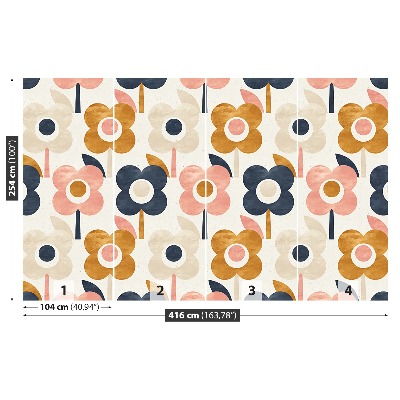 Papel de parede Padrão floral