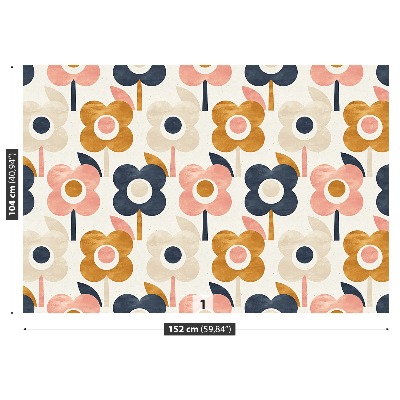Papel de parede Padrão floral