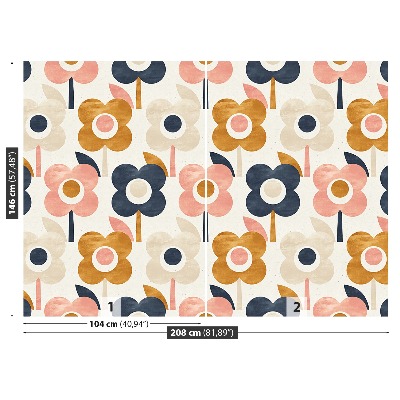 Papel de parede Padrão floral