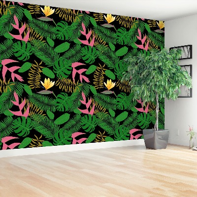 Papel de parede Folhas tropicais